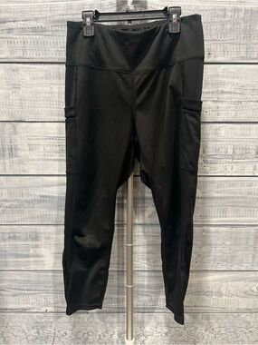 Dyce active Black High-Waist Performance Joggers with Side Pockets